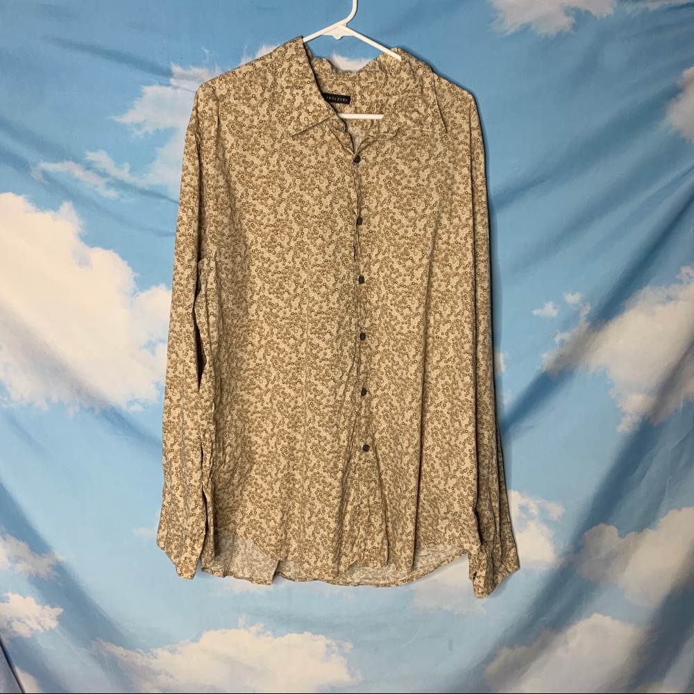 Structure- Light Brown Button Down Shirt - image 1